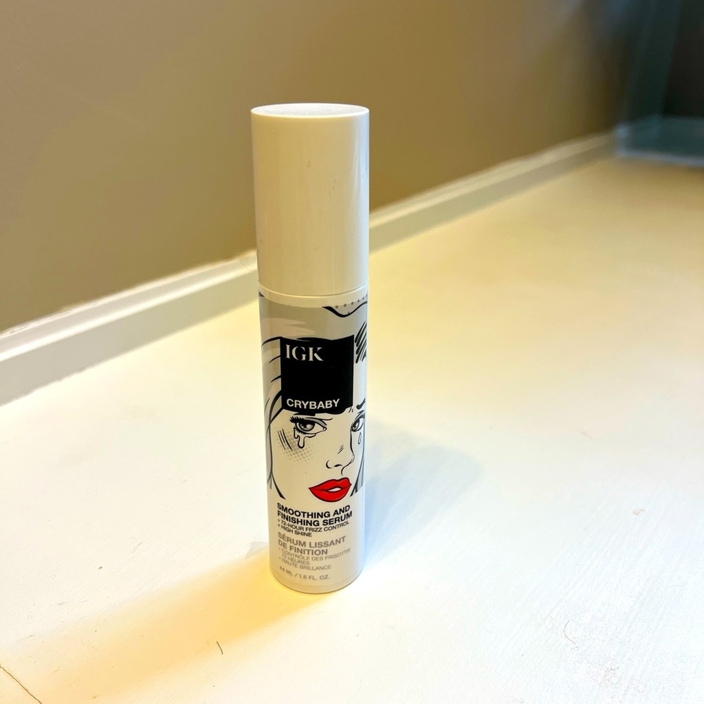 IGK CRYBABY ANTI-FRIZZ SERUM. 1.5 Fl Oz. New